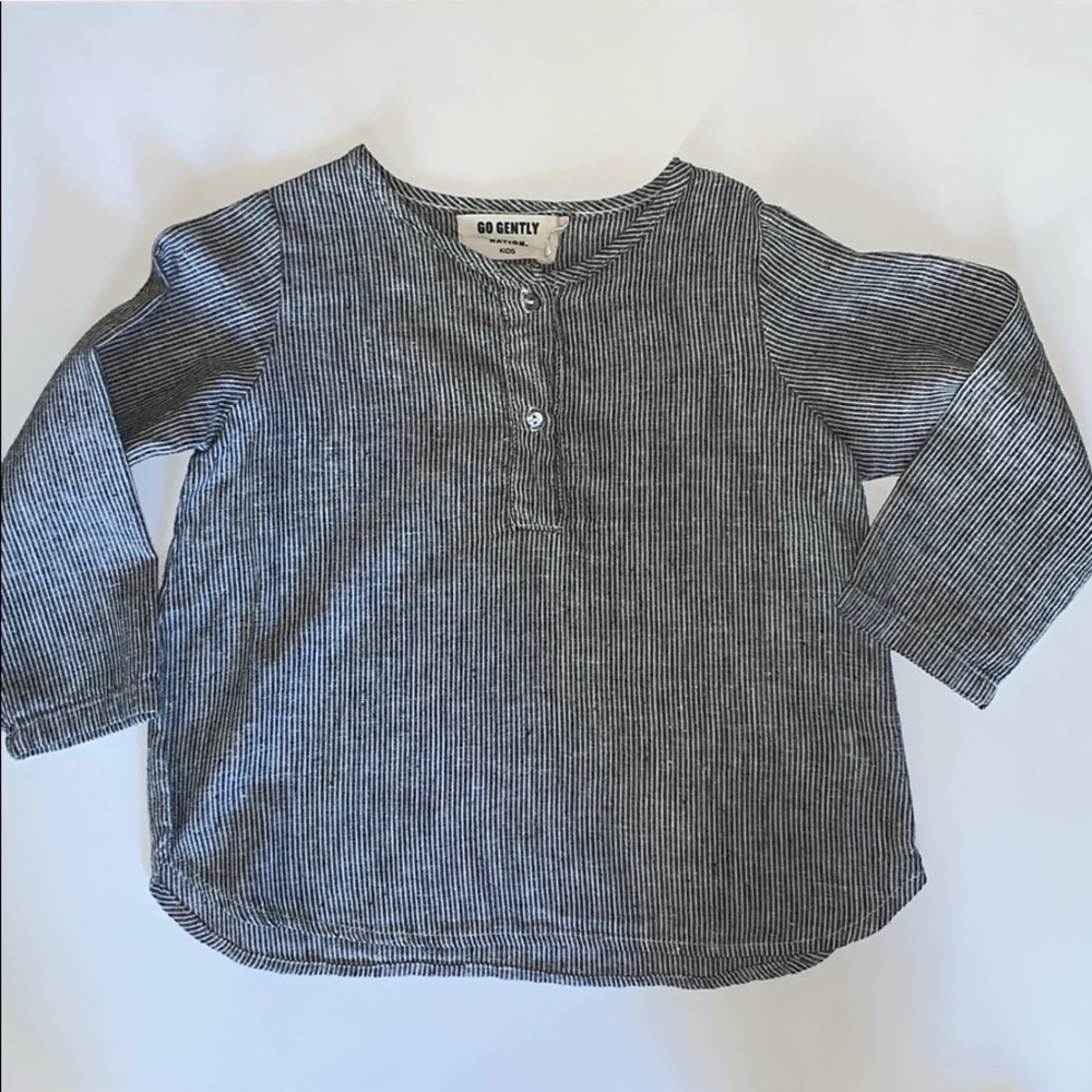 Go Gently Nation Linen Top